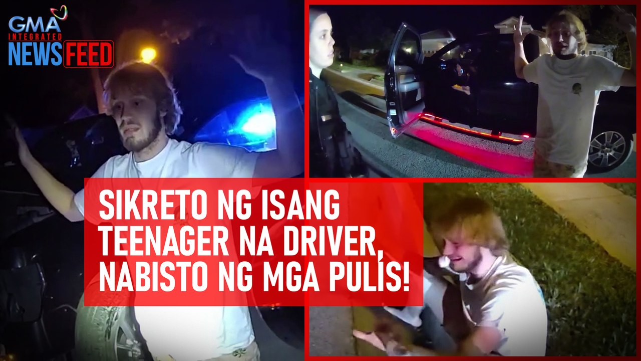 Sikreto ng isang teenager na driver, nabisto ng mga pulis! | GMA Integrated Newsfeed