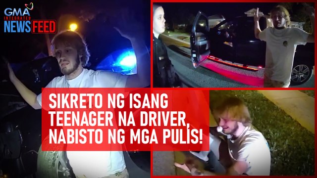 Sikreto ng isang teenager na driver, nabisto ng mga pulis! | GMA Integrated Newsfeed