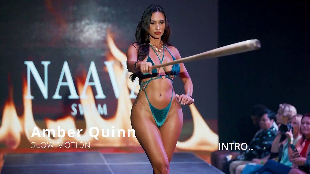 Amber Quinn in Breathtaking Slow Motion | Miami Swim Week 2024