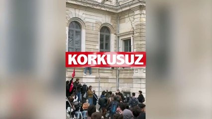 İTÜ'de kapılar kilitlendi! Öğrenciler eylem yapmak için camdan atladılar