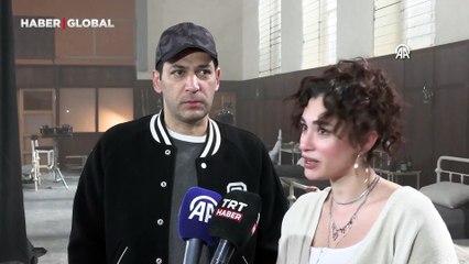 "Kara Kış" dizisinin Erzurum çekimleri 136 yıllık tarihi lisede devam ediyor