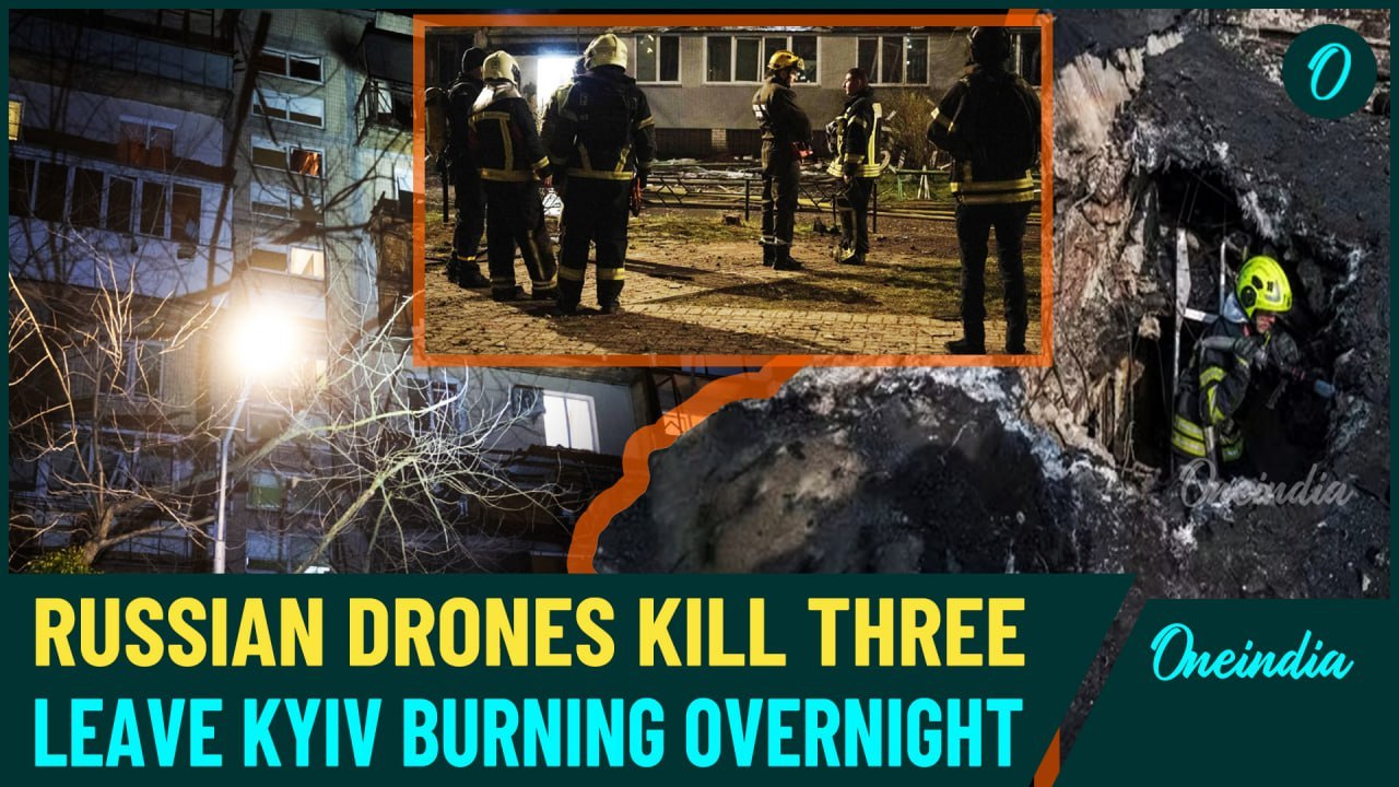 Russian Drone Strikes Leave Kyiv Burning: Three Dead Multiple Injured amid Ceasefire Talks in Saudi