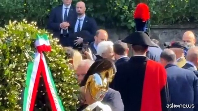 Mattarella alla commemorazione dell'eccidio delle Fosse Ardeatine