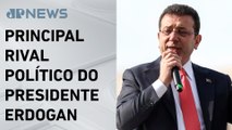 Prefeito de Istambul preso classifica ato como golpe