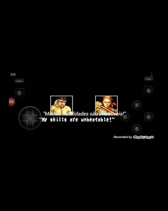 Fatal Fury Joe Higashi vs Billy Kane fala de vitória do Billy Kane traduzida para o português