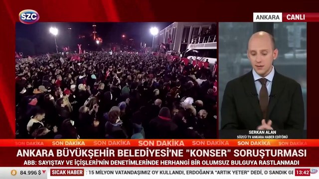 Ankara Büyükşehir Belediyesi'ne konser soruşturması