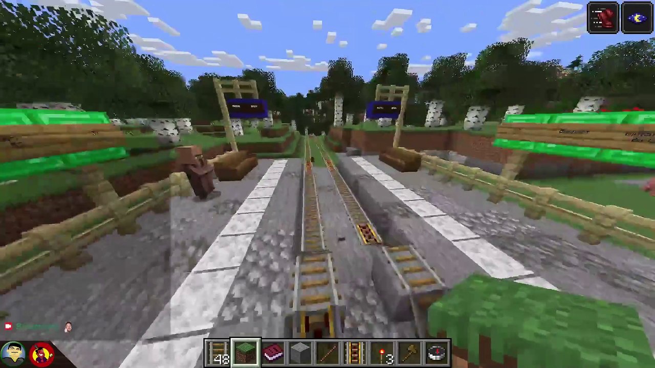 Komische zeitungen, übertriebene bahnhöfe & co. | minecraft let's build 41