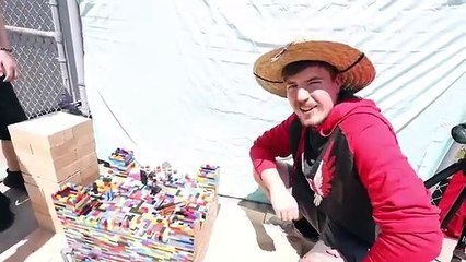 Molten Lava Vs Giant Ice Block Experiment