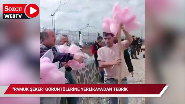 Mansur Yavaş'ın tepki gösterdiği pamuk şeker görüntülerine Yerlikaya'dan tebrik