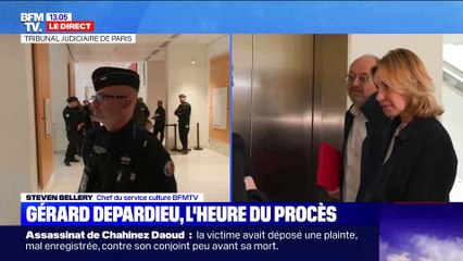 L'acteur Gérard Depardieu est arrivé au tribunal judiciaire de Paris pour répondre d'accusations de "violences sexuelles"