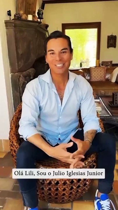 Lili Caneças e Julio Iglesias Jr.