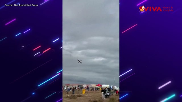 Detik-detik Pesawat Tempur Jatuh Saat Pertunjukan Udara