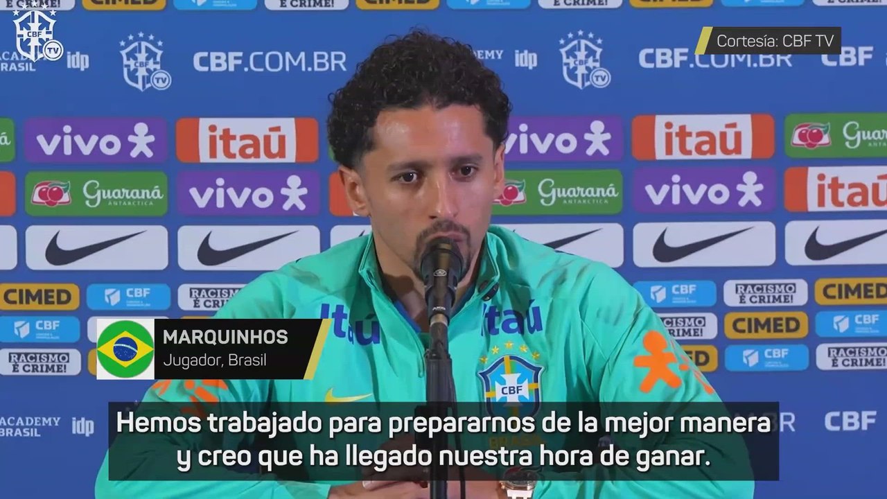 Marquinhos en rueda de prensa: Incidente de Vinicius, previa Argentina...