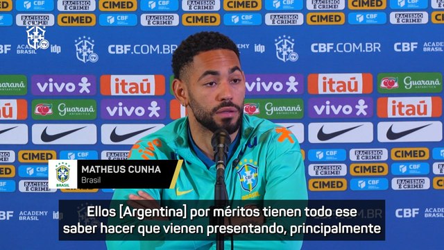 Cunha habla sobre su 'incidente' con Vinicius ante Colombia