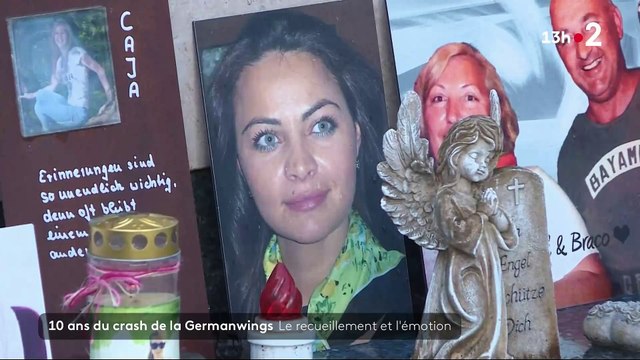 Environ 400 personnes se sont rassemblées pour une cérémonie de recueillement dans la commune du Vernet rendant hommage aux victimes du crash d’un avion de la compagnie Germanwings survenu 10 ans plus tôt - VIDEO
