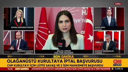 SON DAKİKA! Cumhuriyet Halk Partisi'nin (CHP) Olağanüstü Kurultayına İptal Başvurusu