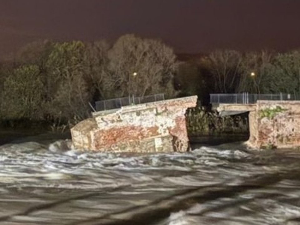 Nach Hochwasser: Antike Brücke durch Überschwemmungen zerstört
