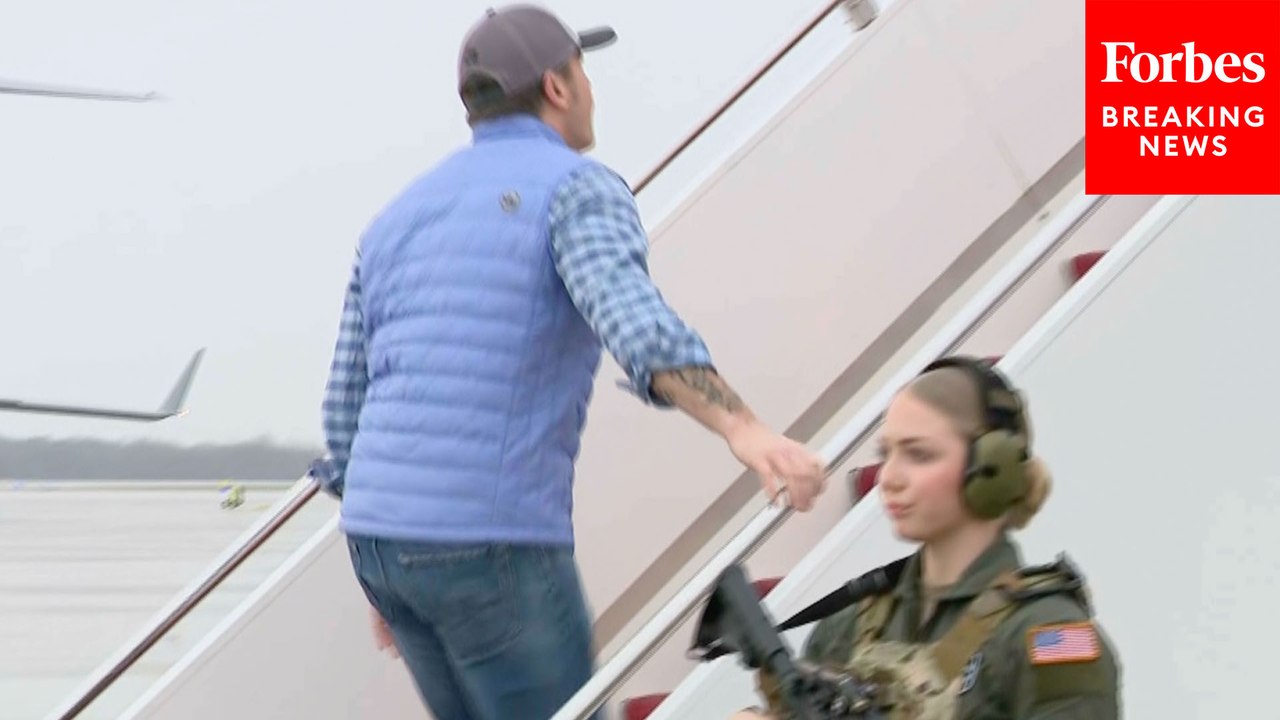 Secretary Of Defense Pete Hegseth Departs JBA En Route To Hawaii For Pacific Trip