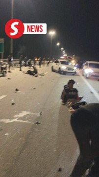 Motorcyclist killed, seven injured after impact with lorry on WCE