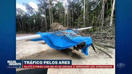 Tráfico pelos ares: piloto é preso com 250kg de drogas