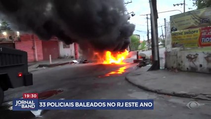 Número de policiais baleados no RJ chega a 33 em 2025