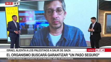 🔴 ISRAEL ALIENTA A LOS PALESTINOS A SALIR DE GAZA:BUSCAN GARANTIZAR "UN PASO SEGURO"