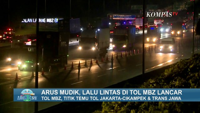 Update Terkini Arus Mudik, Lalu Lintas Tol MBZ Senin 24 Maret 2025 Terpantau Lancar