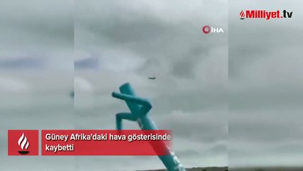 Güney Afrika'daki hava gösterisinde uçak düştü: Pilot hayatını kaybetti