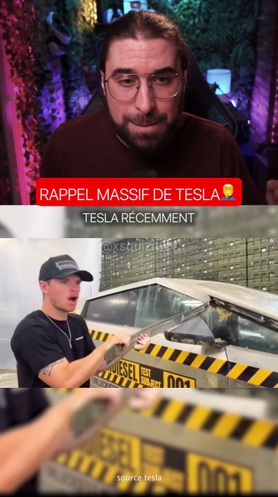 RAPPEL MASSIF DE TESLA🤦‍♂️