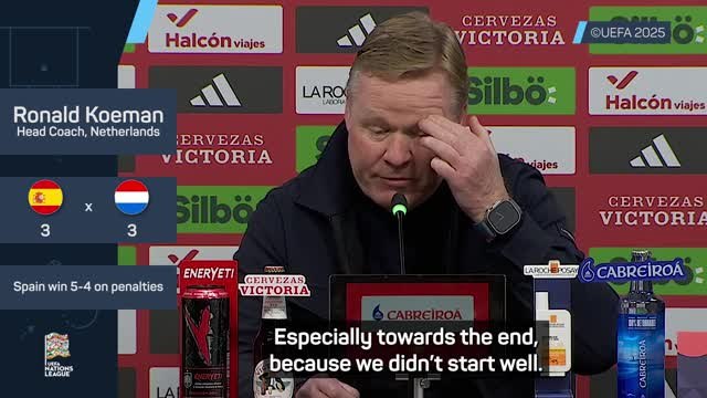 Netherlands have 'set a standard' going forward - Koeman