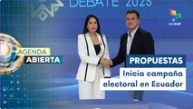 Agenda Abierta 24-03 Debate presidencial entre candidatos de Ecuador