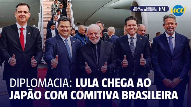 Lula chega ao Japão com comitiva brasileira para fortalecer relações comerciais