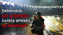 Detenidos políticos y periodistas por protestas tras el arresto del alcalde de Estambul
