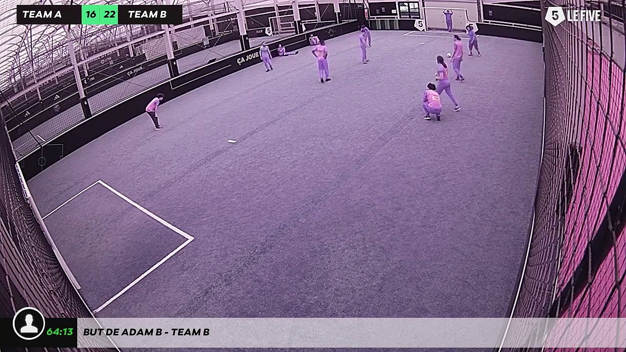 But de Adam B - Team B