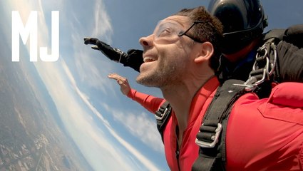 Skydiving With 'Shazam!' Superhero and Men's Journal Cover Star Zachary Levi