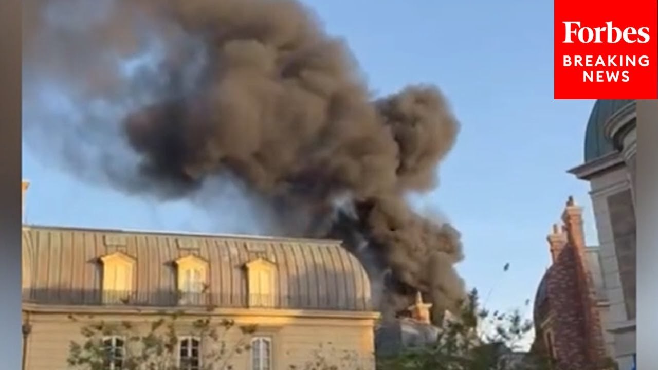 Thick Plume Of Smoke Fills The Air After Walk-In Cooler Catches Fire At Disney's EPCOT