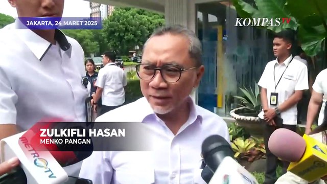 Jelang Lebaran, Menko Pangan Zulkifli Hasan Pastikan Stok dan Harga Pangan Aman