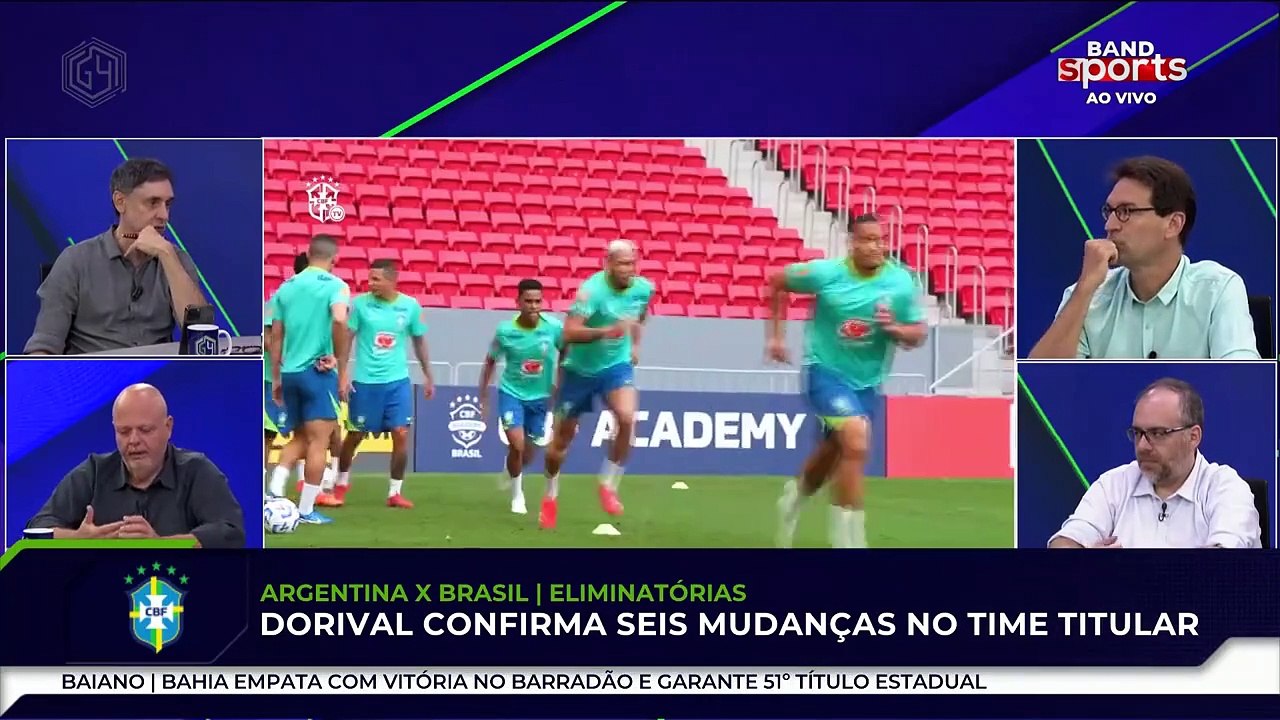 "DORIVAL NÃO TEM O TAMANHO PARA SE SUSTENTAR NA SELEÇÃO", AFIRMA VESSONI NO G4
