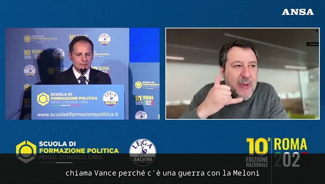 Salvini:  "Leggo di guerra con Meloni sugli Usa...
