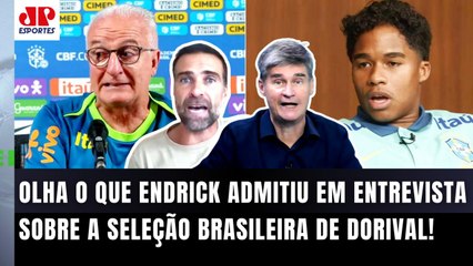 "O Endrick DESABAFOU! Cara, ele ADMITIU que..." DECLARAÇÃO sobre a Seleção de Dorival GERA DEBATE!