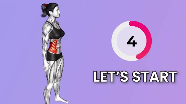 Exercise To LOSE 2 INCHES OFF WAIST in 1 Week - Do This STANDING 30-Min and Say Goodbye to Belly Fat