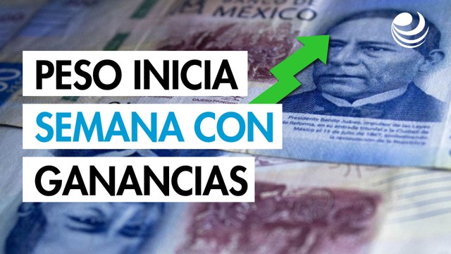 Peso mexicano inicia la semana con ganancias frente al dólar tras noticias comerciales