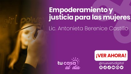 Empoderamiento y justicia para las mujeres