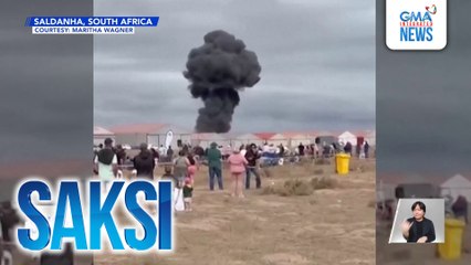 Eroplano sa air show, bumagsak at nagliyab; piloto, patay | Saksi