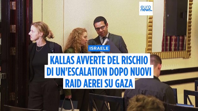 Gaza, a Gerusalemme Kallas chiede nuovi negoziati a Israele e lo stop a una pericolosa escalation