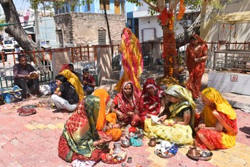 दशामाता का पूजन, पीपल को बांधी गांठ