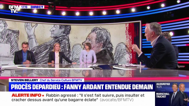 Procès Depardieu: l'actrice Fanny Ardant témoignera demain en faveur du comédien