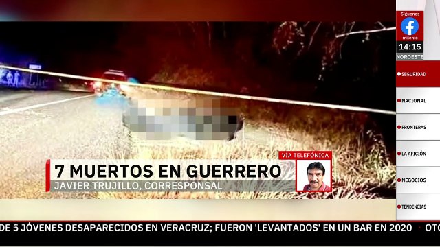 Al menos siete hombres han sido asesinados en dos hechos de violencia ocurridos en Guerrero