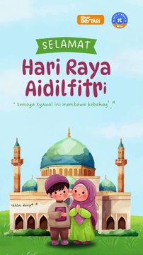 Sinar Bestari ucap Selamat Hari Raya Aidilfitri kepada pelajar & guru