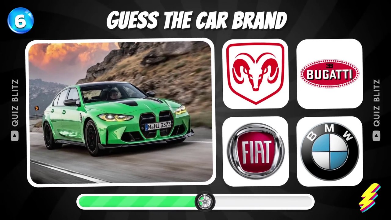 Guess The Car Brand by Famous Car Logo Quiz 🚘🏁✅